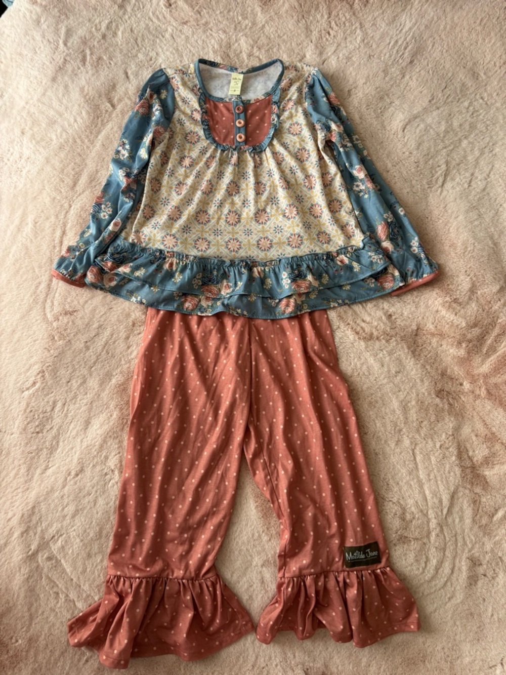 NWT Matilda Jane Celina Pajamas Set Size 8